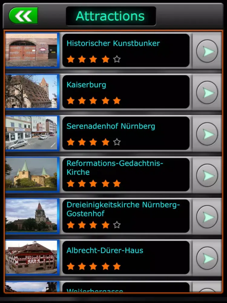 Nuremberg Offline Map Guide iPad  スクリーンショット