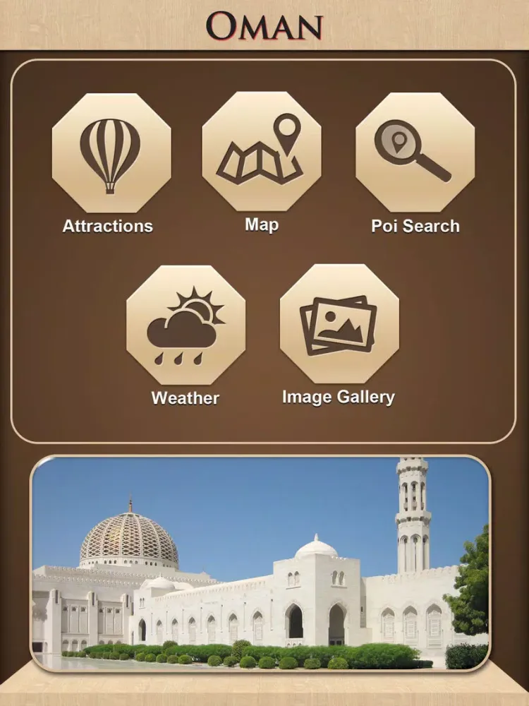Oman Tourism Guide iPad  Screenshots
