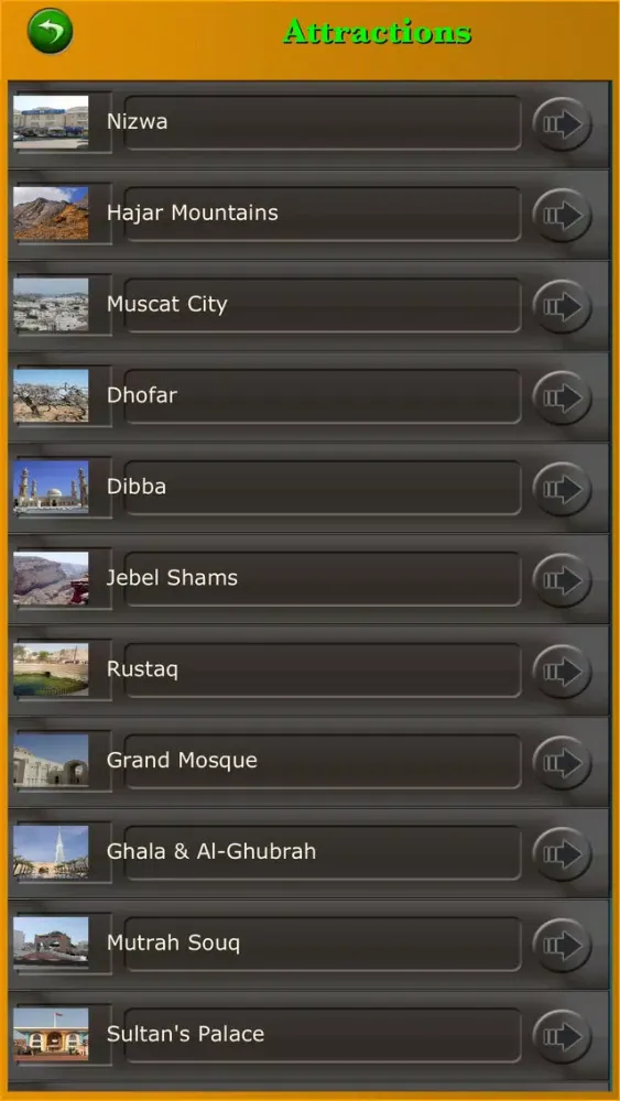 Oman Tourism Guide Screenshots