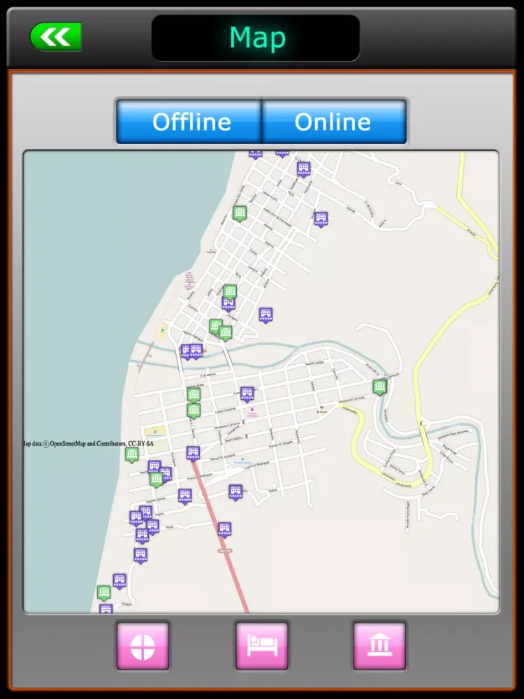 Puerto Vallarta OfflineMap iPad  Screenshots