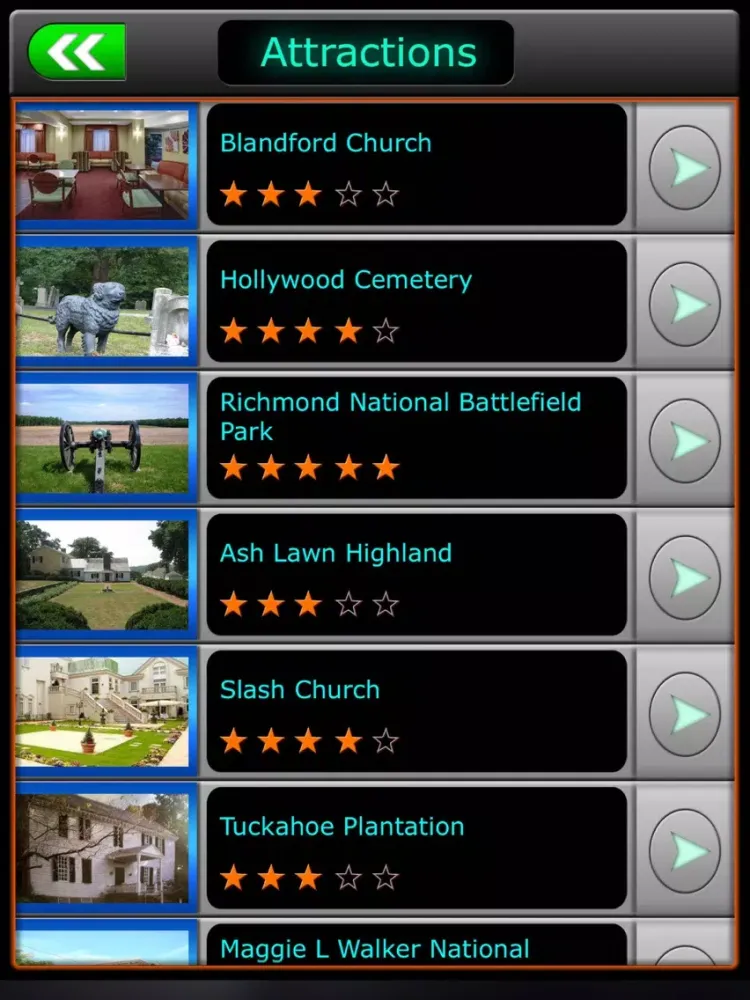 Capturas de pantalla de Richmond Offline Map Guide iPad 