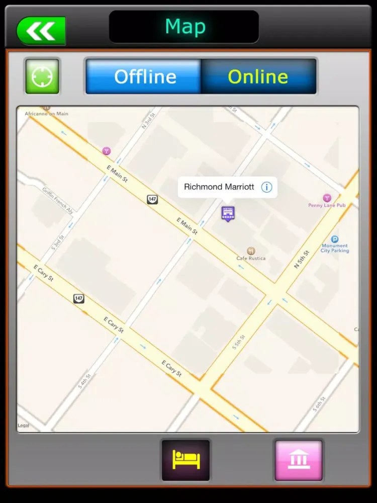 Capturas de pantalla de Richmond Offline Map Guide iPad 