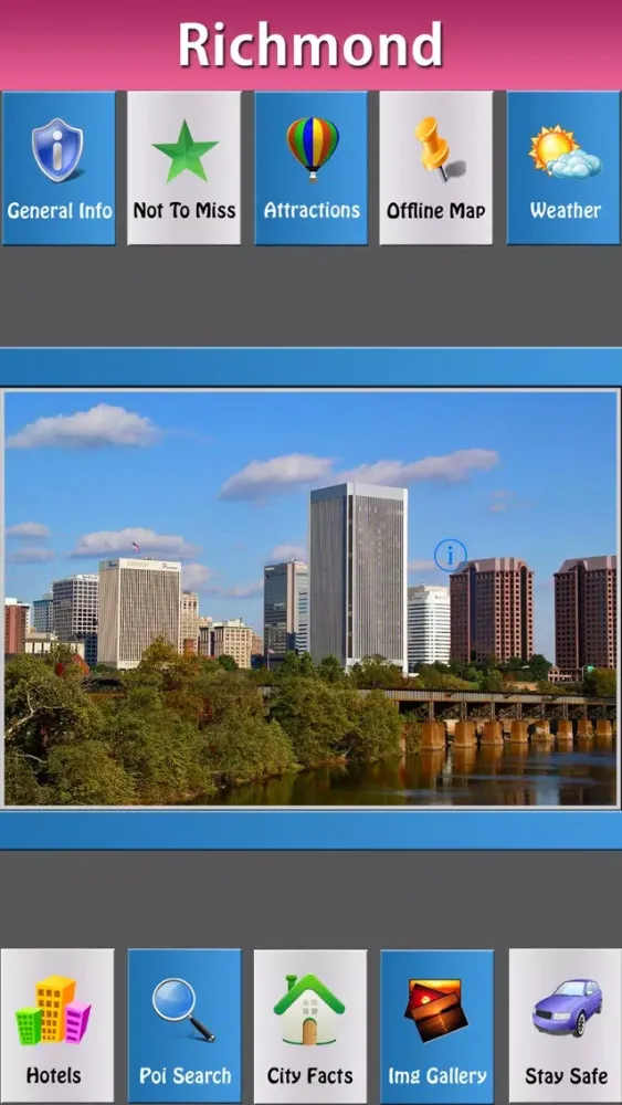 Capturas de pantalla de Richmond Offline Map Guide