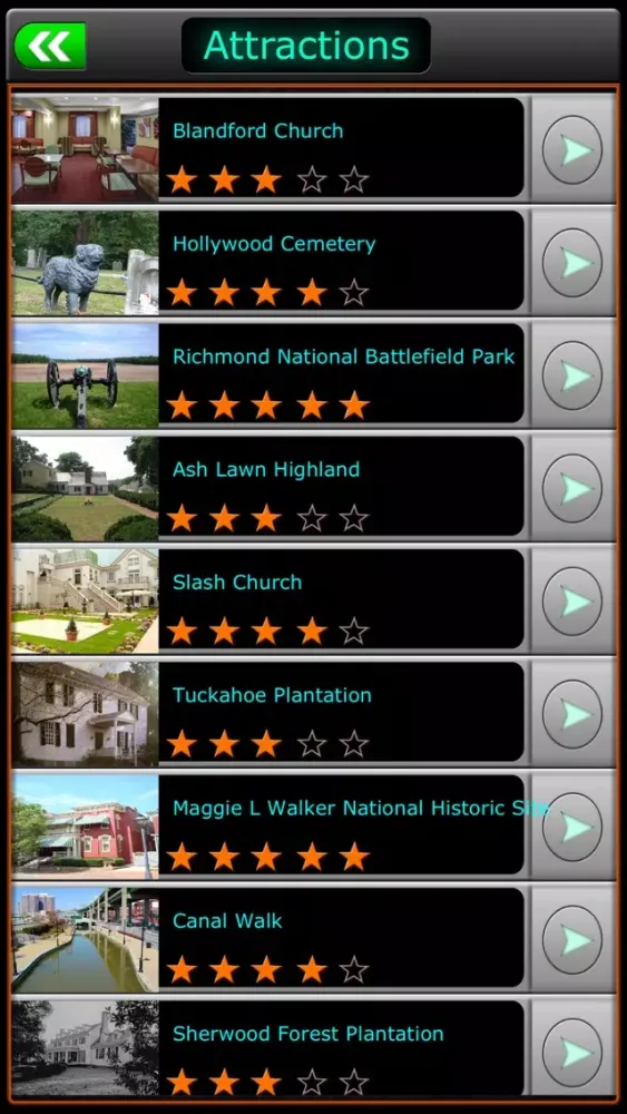 Capturas de pantalla de Richmond Offline Map Guide