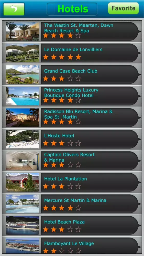 Ảnh chụp màn hình của St Martin/Sint Maarten Guide