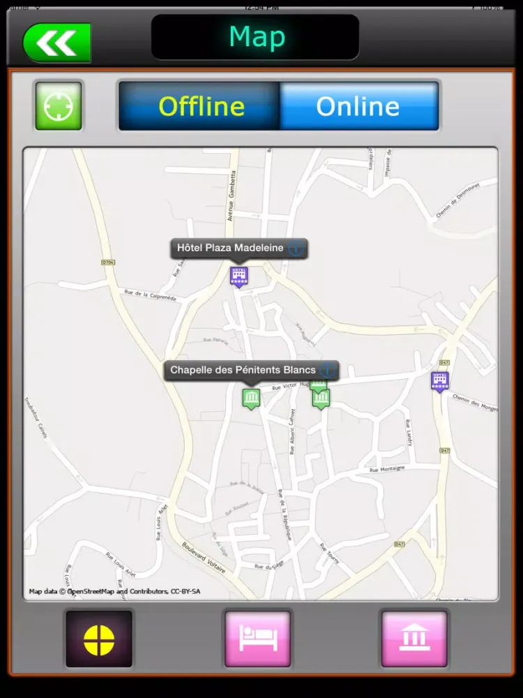 Sarlat-la-Caneda Offline Guide iPad  スクリーンショット
