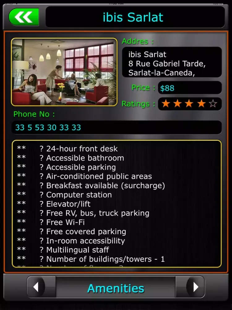 Sarlat-la-Caneda Offline Guide iPad  スクリーンショット