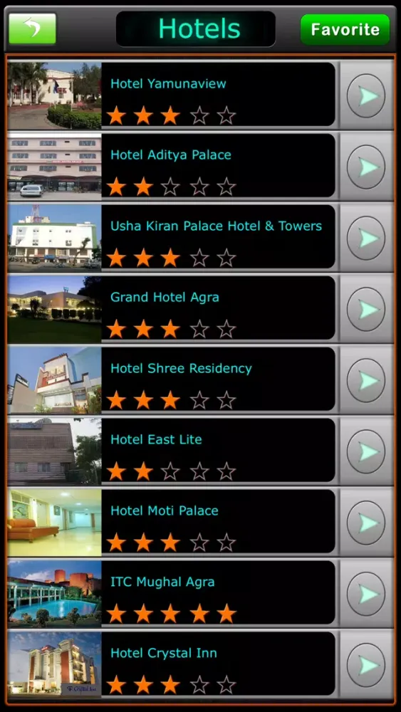 Zrzuty ekranu Agra - Taj Mahal Offline Guide