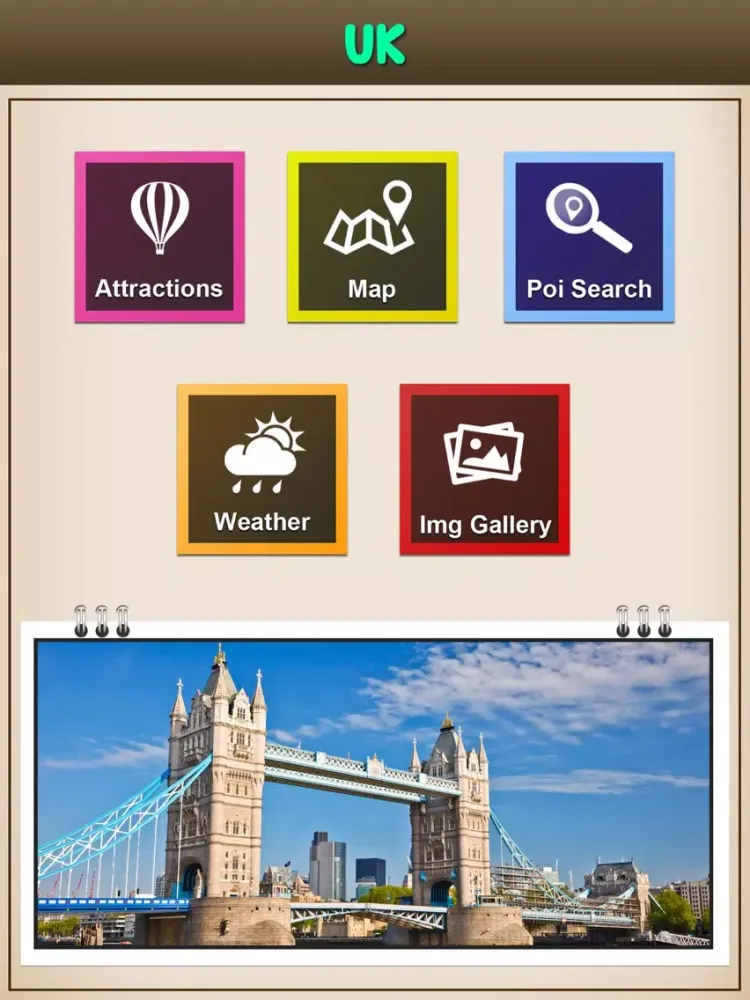 Capturas de tela do England Tourism Choice iPad 
