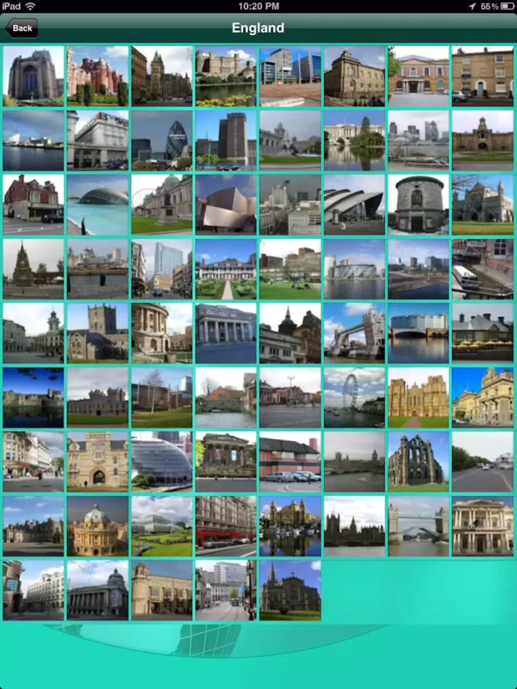 Capturas de tela do England Tourism Choice iPad 