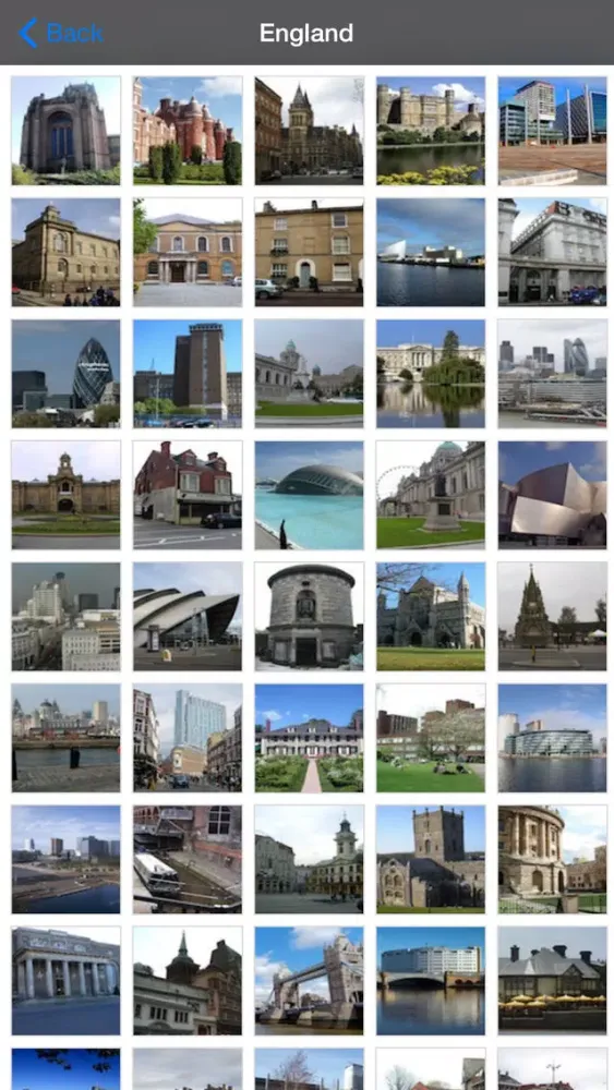 Capturas de tela do England Tourism Choice