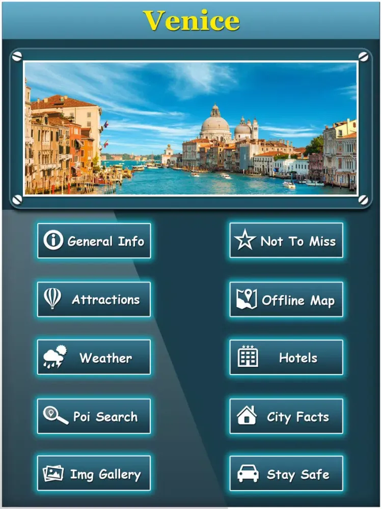 Venice Offline Map Guide iPad  স্ক্রিনশট