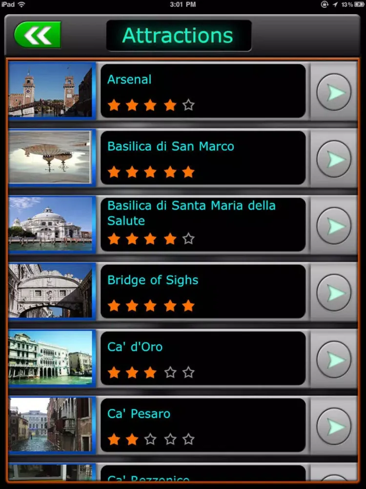 Venice Offline Map Guide iPad  স্ক্রিনশট