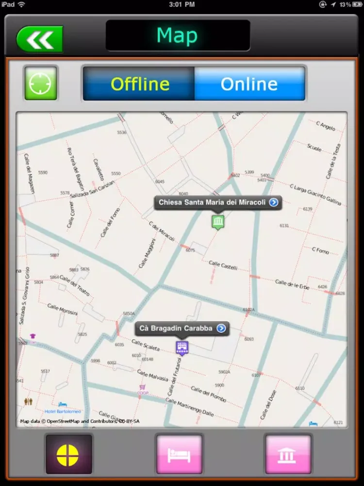 Venice Offline Map Guide iPad  স্ক্রিনশট