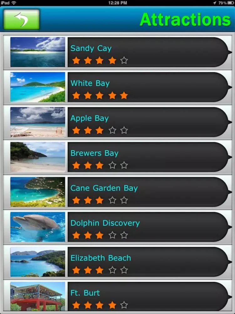 British Virgin Islands offline Map Travel Guide iPad  Ekran Görüntüleri