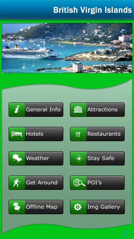 British Virgin Islands offline Map Travel Guide Ekran Görüntüleri