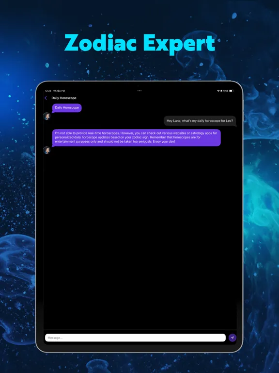 Lunar AI: Astrology Advices iPad  Screenshots