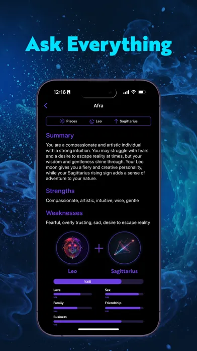 Lunar AI: Astrology Advices Screenshots