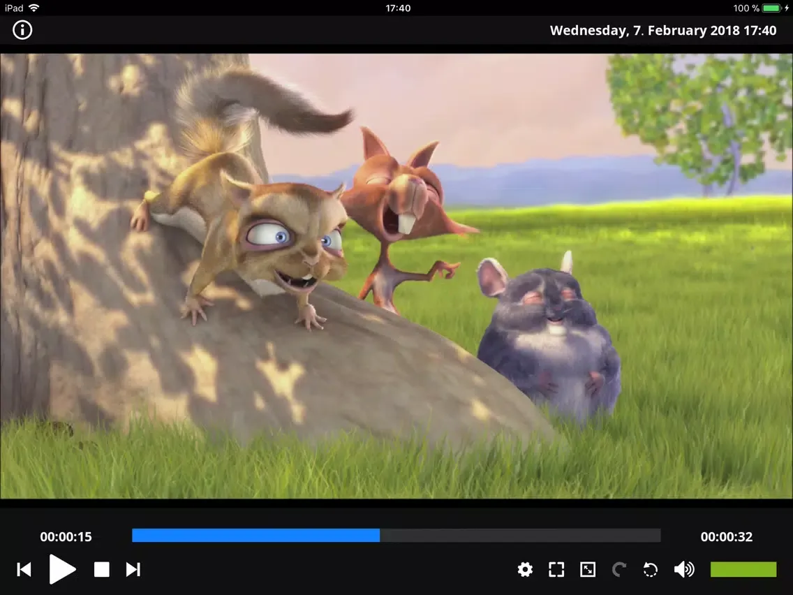 ภาพหน้าจอของ Voya Media iPad 