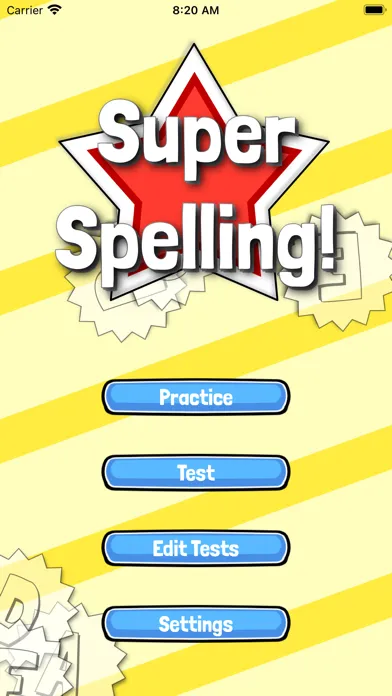 Super Spelling Test Screenshots