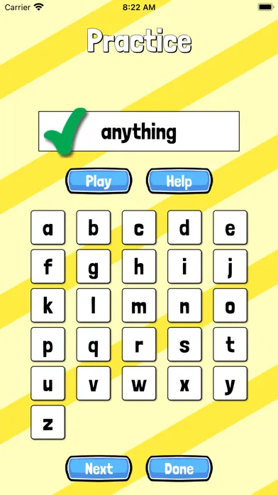Super Spelling Test Screenshots