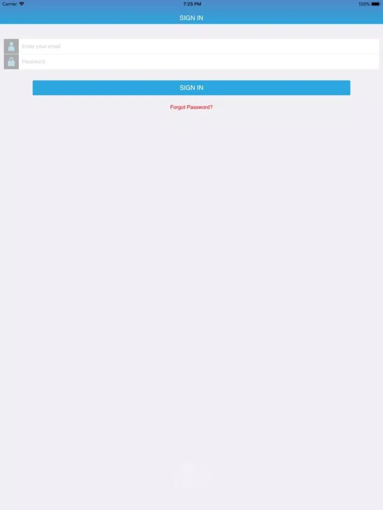 Tangkapan skrin i60G VRI Provider iPad 