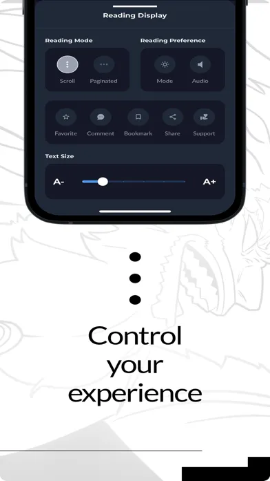 Tangkapan skrin VoyceMe: Manga and Webtoons