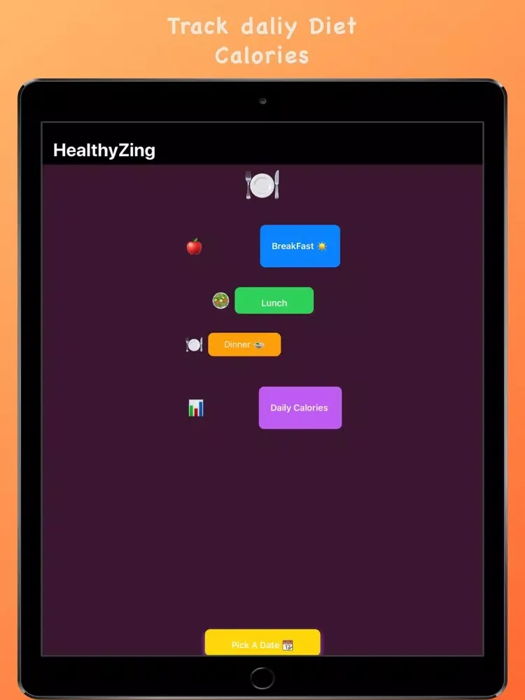 Captures d'écran de Healthy Zing : Track calories iPad 