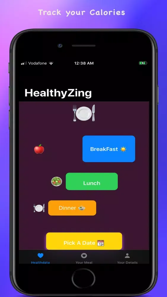 Captures d'écran de Healthy Zing : Track calories
