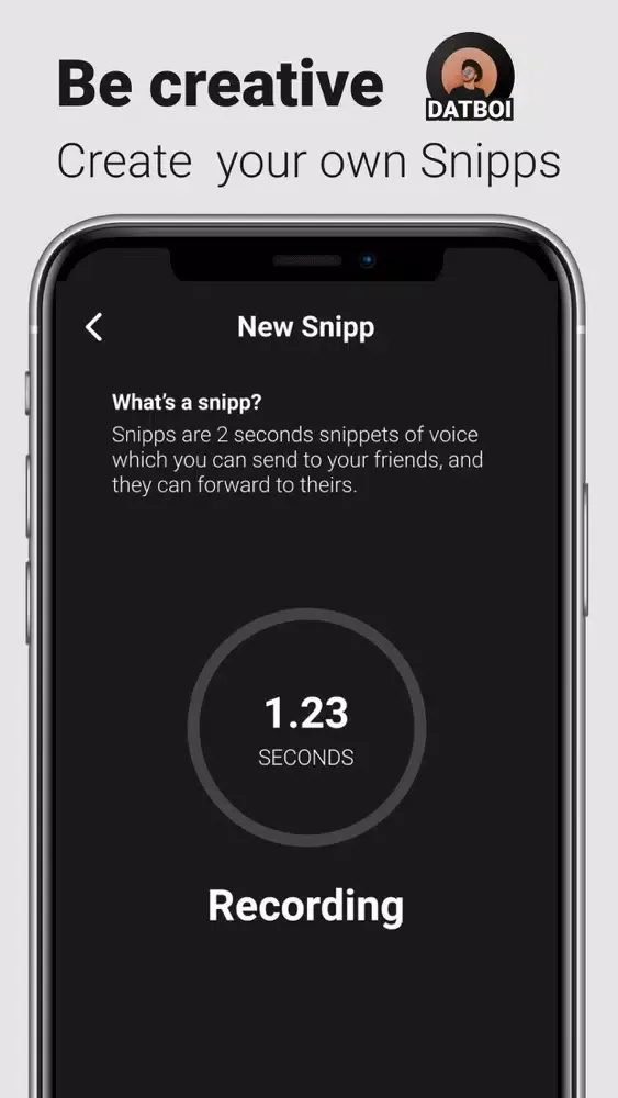 Capturas de tela do Voystory: Messaging w/ Voice