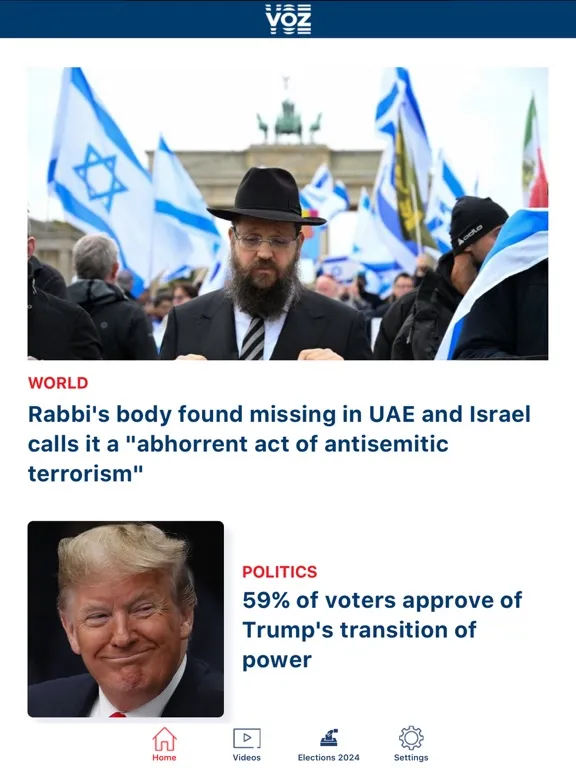 VOZ iPad  Screenshots