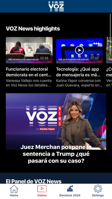 VOZ Screenshots