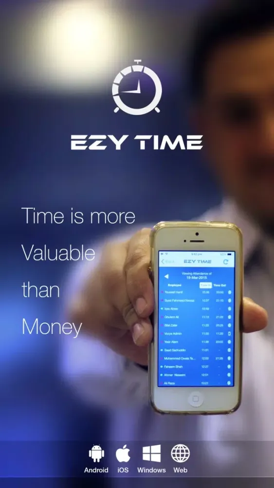 EzyTime - Time Tracking & Attendance with Expense Tracking স্ক্রিনশট
