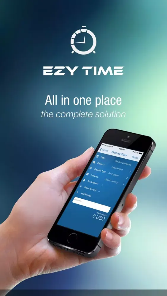 EzyTime - Time Tracking & Attendance with Expense Tracking স্ক্রিনশট