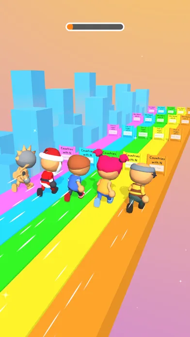 Capturas de tela do ABC Type 3D - Perfect Rush.IO