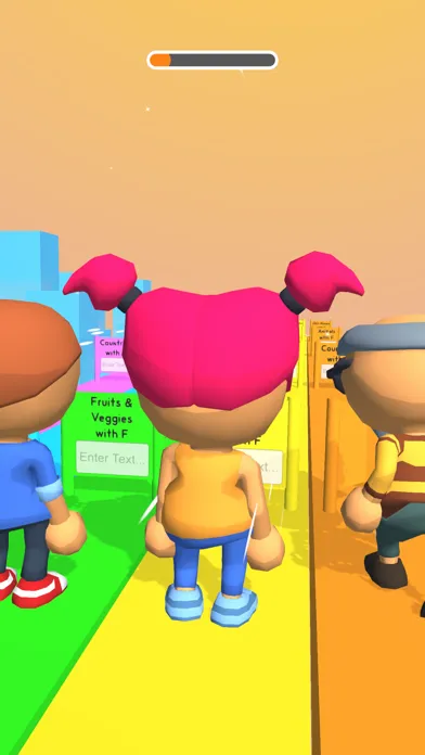 Capturas de tela do ABC Type 3D - Perfect Rush.IO