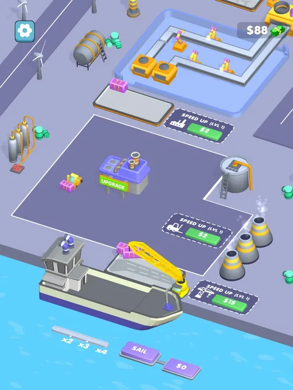 Capturas de tela do Shipping Port Idle! iPad 