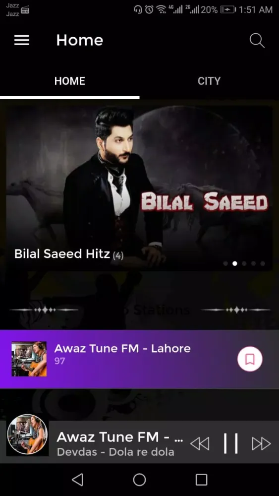 Screenshot di Awaz Tune - Online FM Pakistan