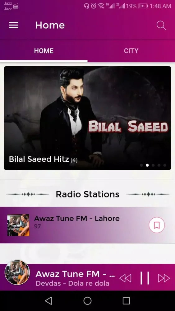 Screenshot di Awaz Tune - Online FM Pakistan