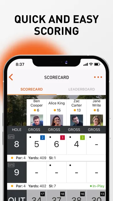 VPAR Golf GPS & Scorecard Screenshots