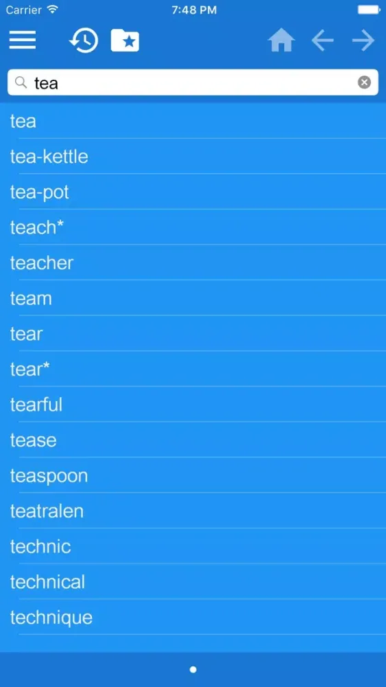 Zrzuty ekranu English Slovene Dictionary Free