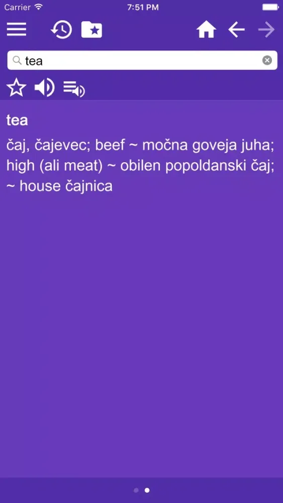Zrzuty ekranu English Slovene Dictionary Free