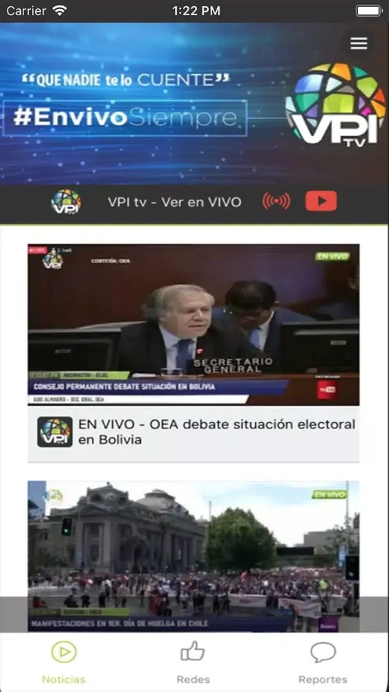 Capturas de pantalla de VPItv-movil