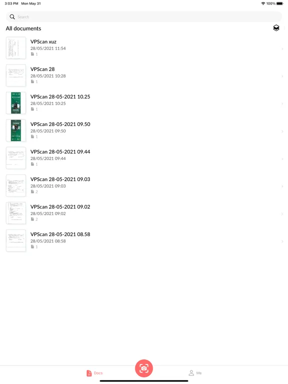 VScan iPad  Screenshots