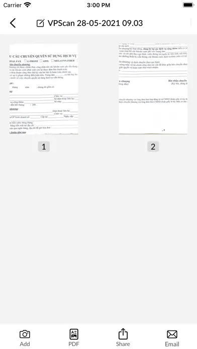 VScan Screenshots