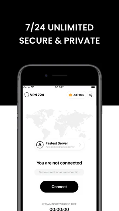 Tangkapan layar VPN 724 - Super Fast VPN Proxy