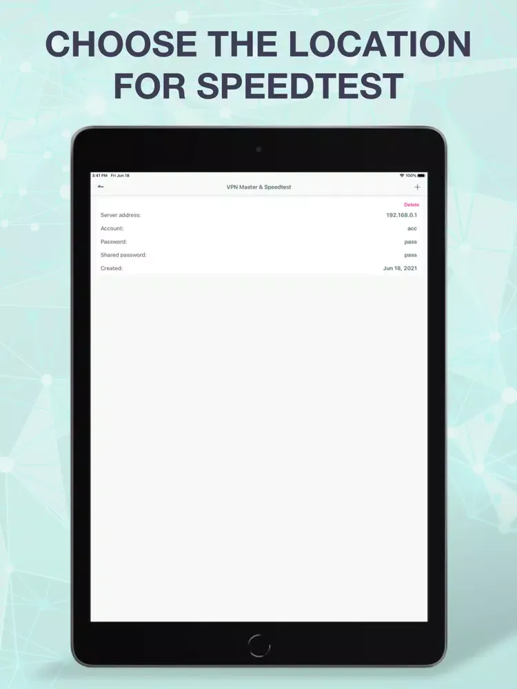 Config Master & Speedtest iPad 應用截圖