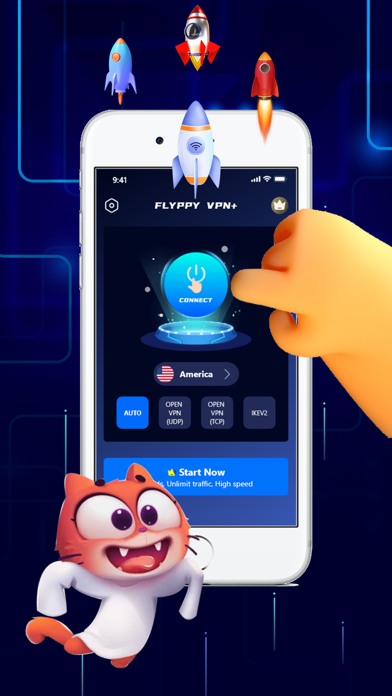 ภาพหน้าจอของ Flyppy VPN
