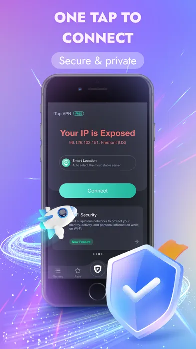 Capturas de pantalla de iTop VPN:Free VPN & Best Proxy