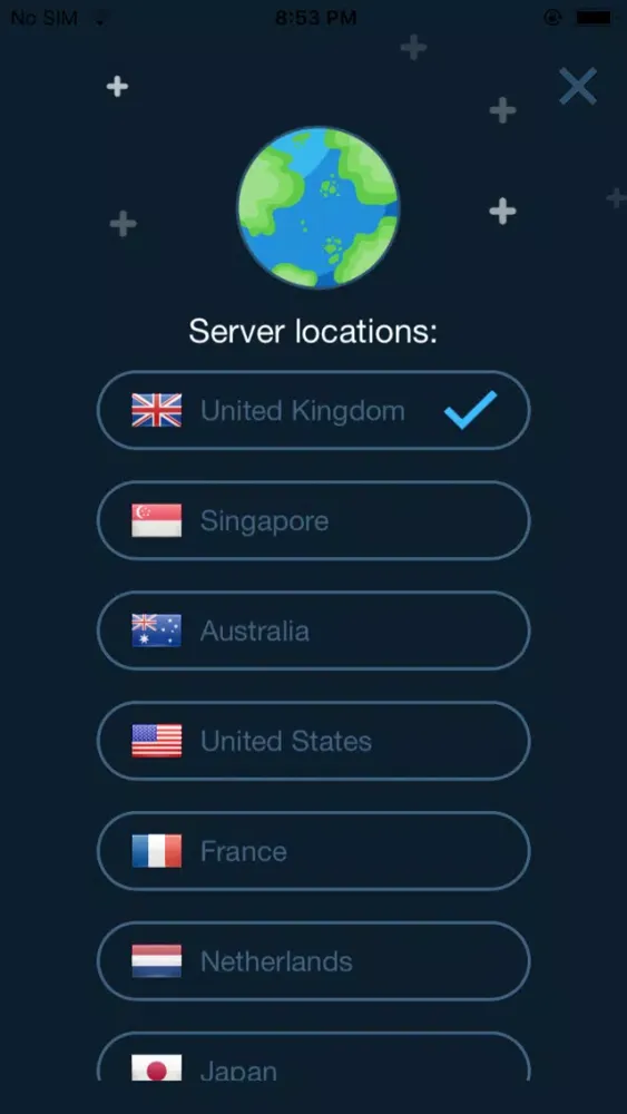 Capturas de pantalla de Kasper VPN